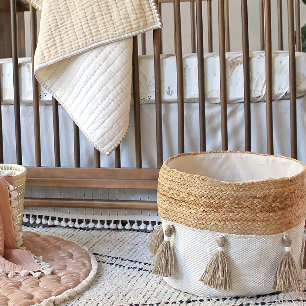 Ezra Cotton + Jute Storage Bin