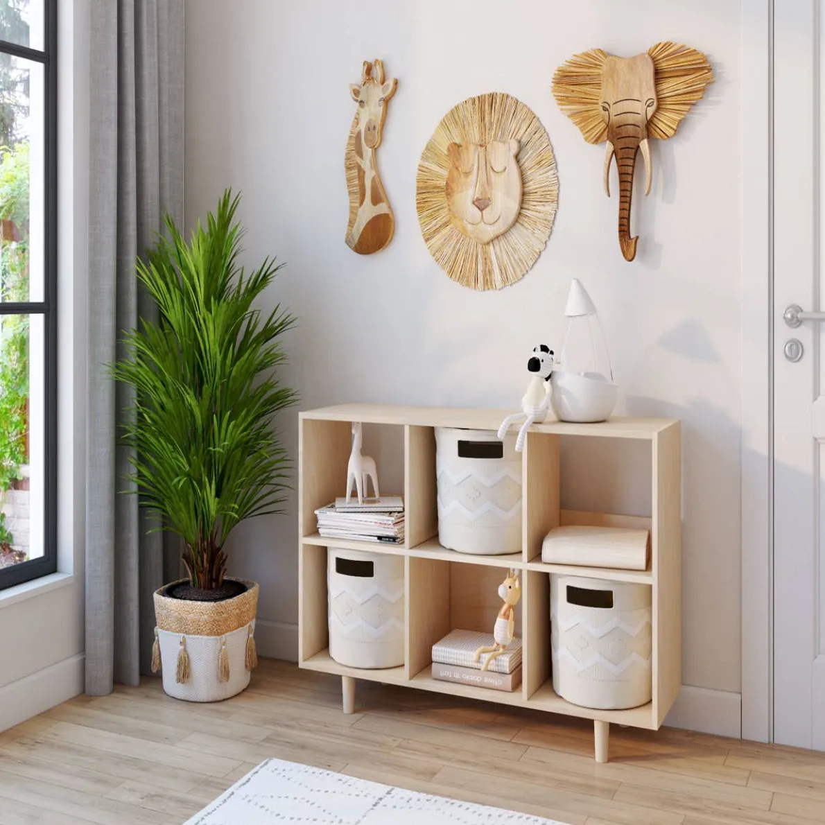 Ezra Cotton + Jute Storage Bin