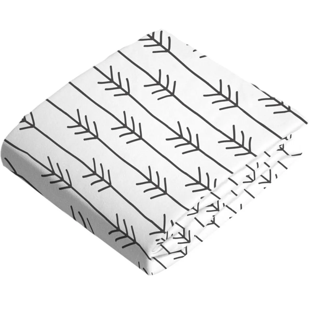 Fitted Crib Sheet Flannel (Print)