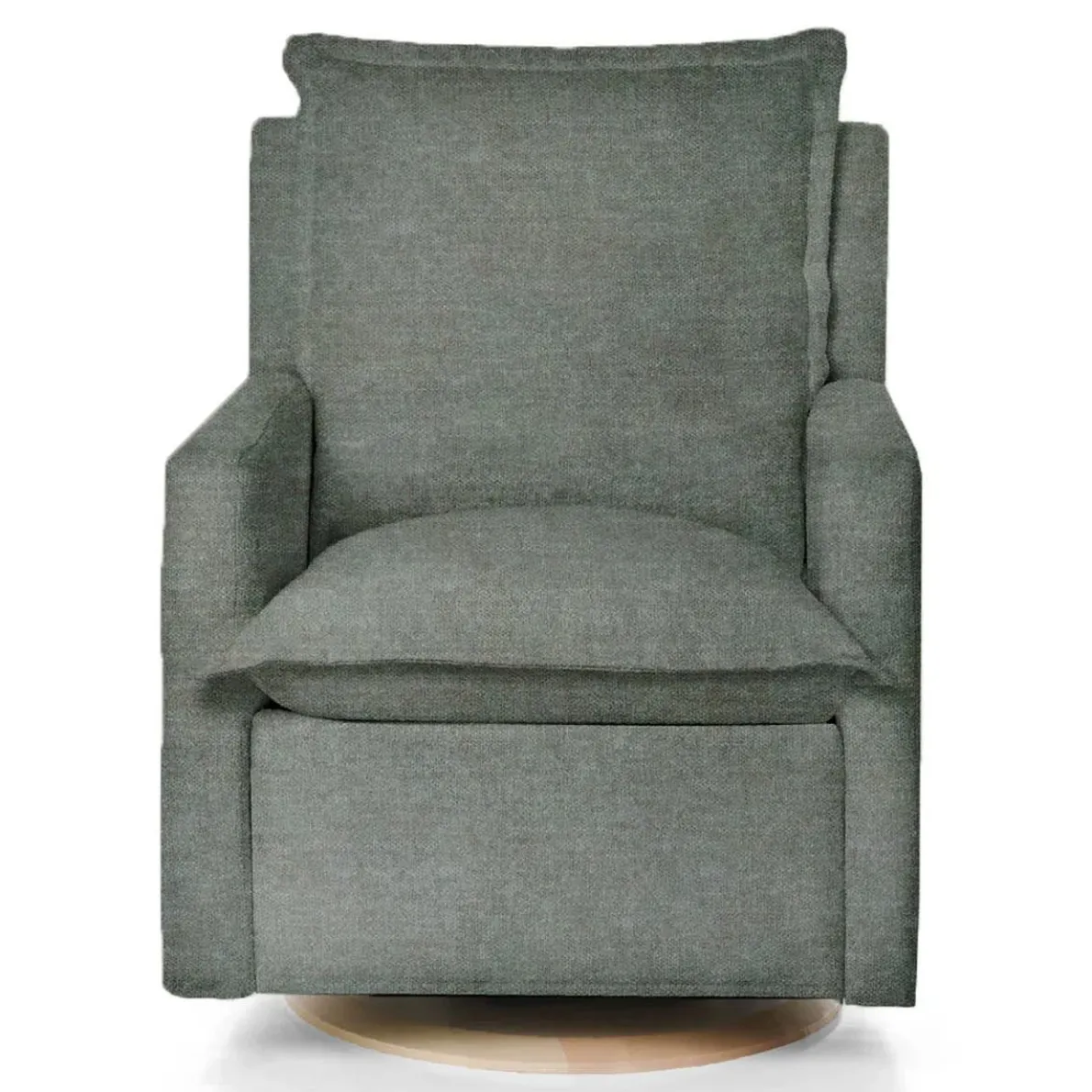 Flynn Recliner Swivel Glider with Wood Base (Grade B)