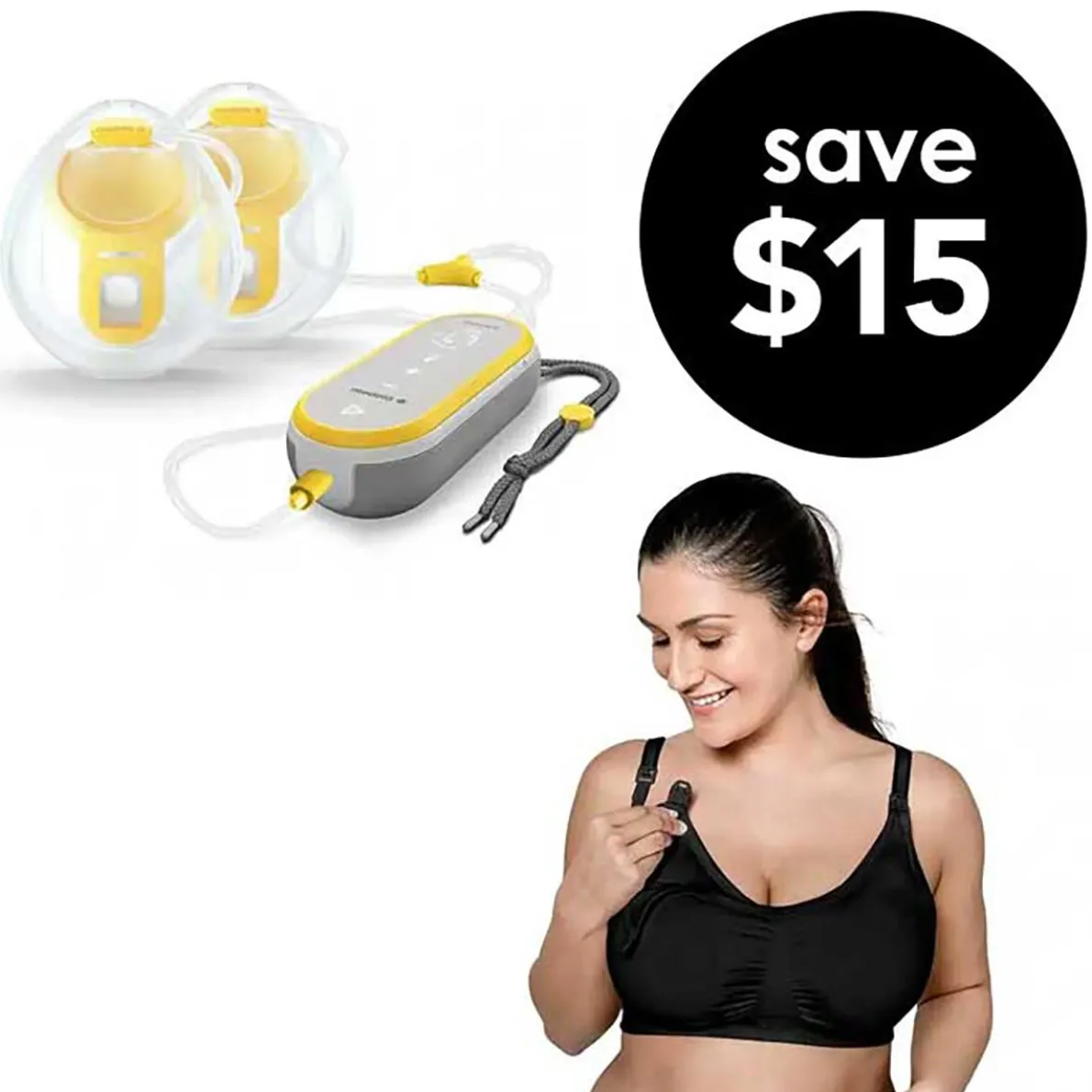 Freestyle Pump + 3-in-1 Pumping Bra