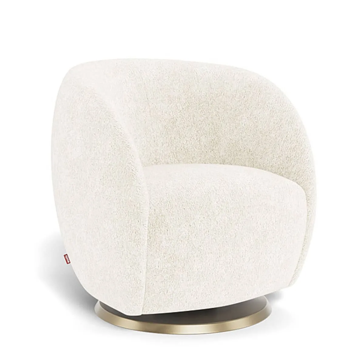 Gem Swivel Glider - Faux Sheepskin