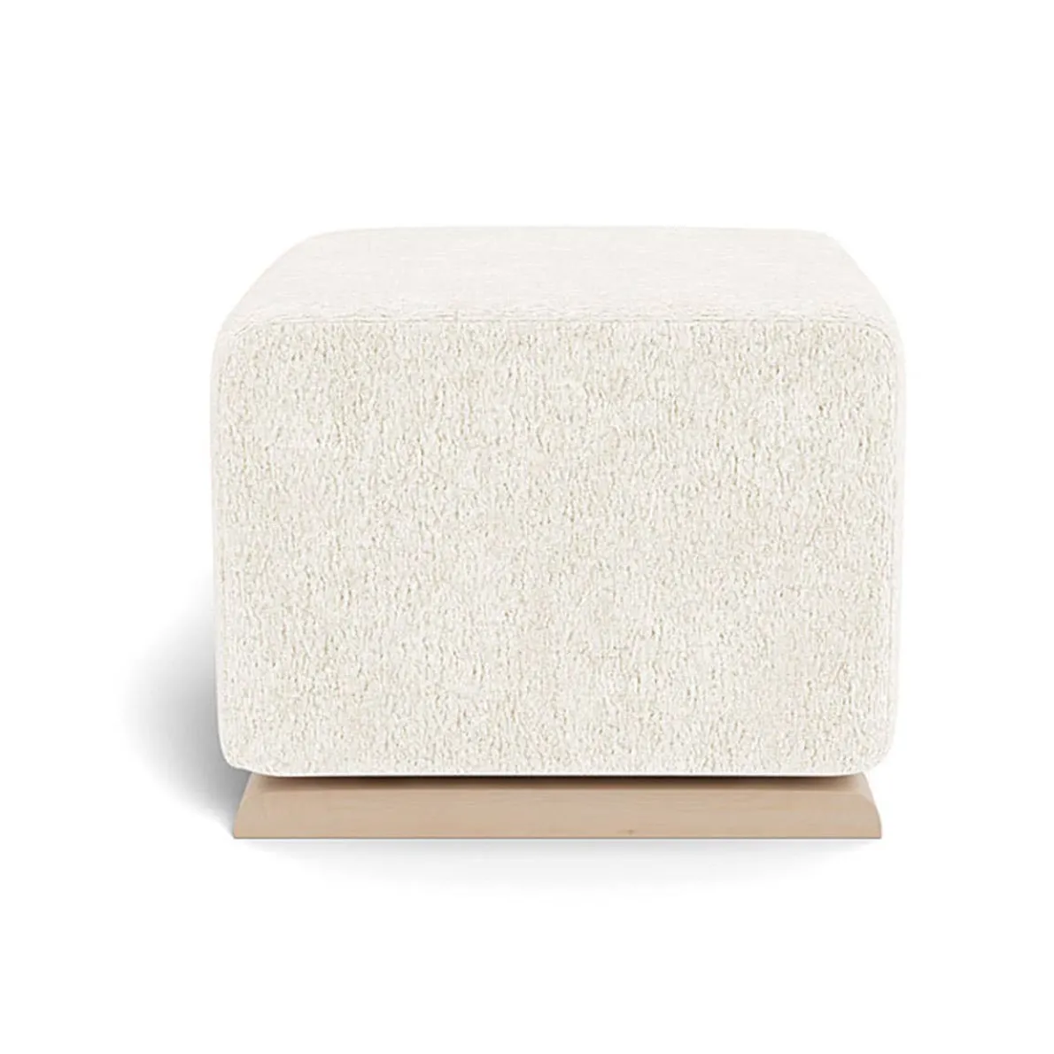 Gliding Ottoman - Faux Sheepskin