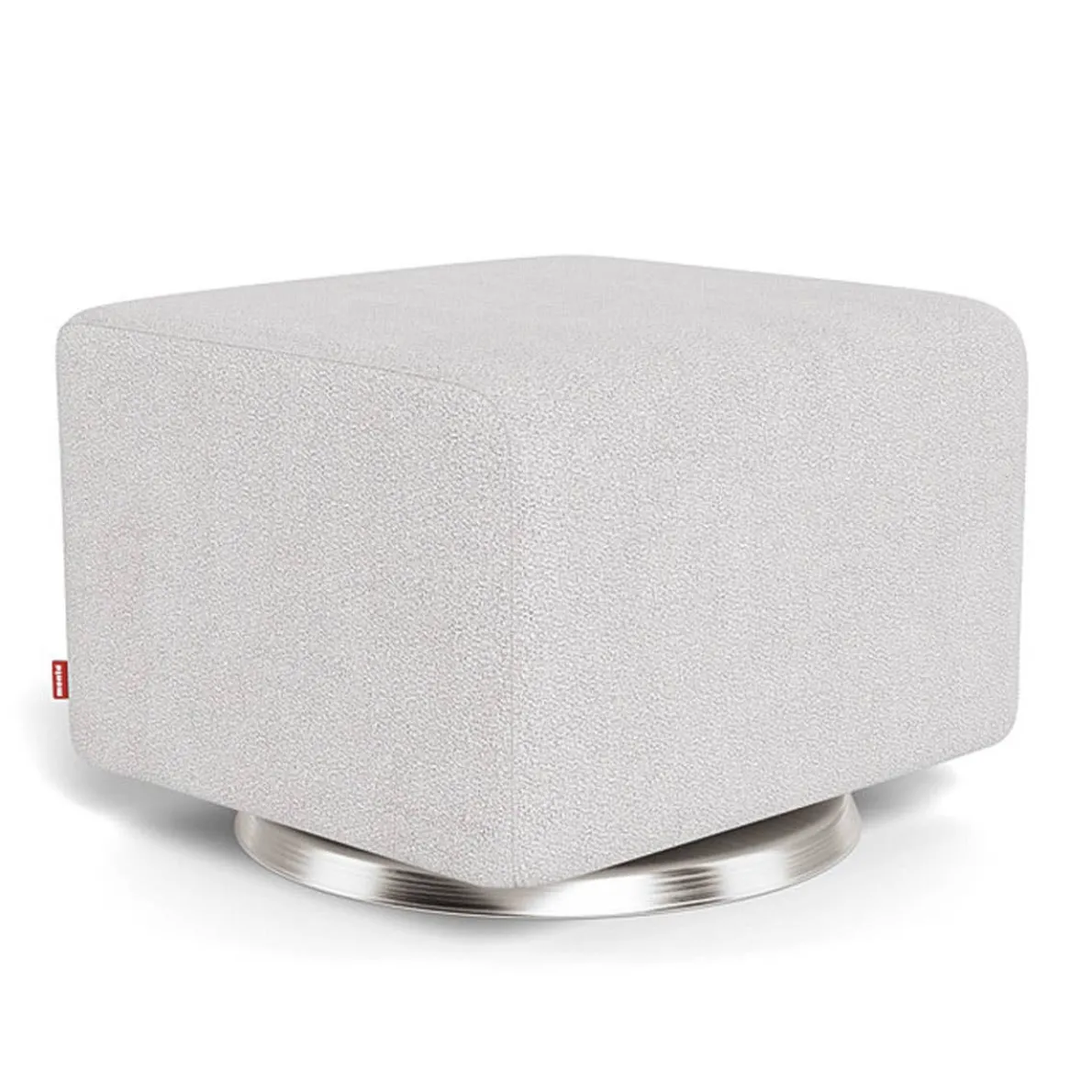 Gliding Ottoman - Fabric with Swivel Base