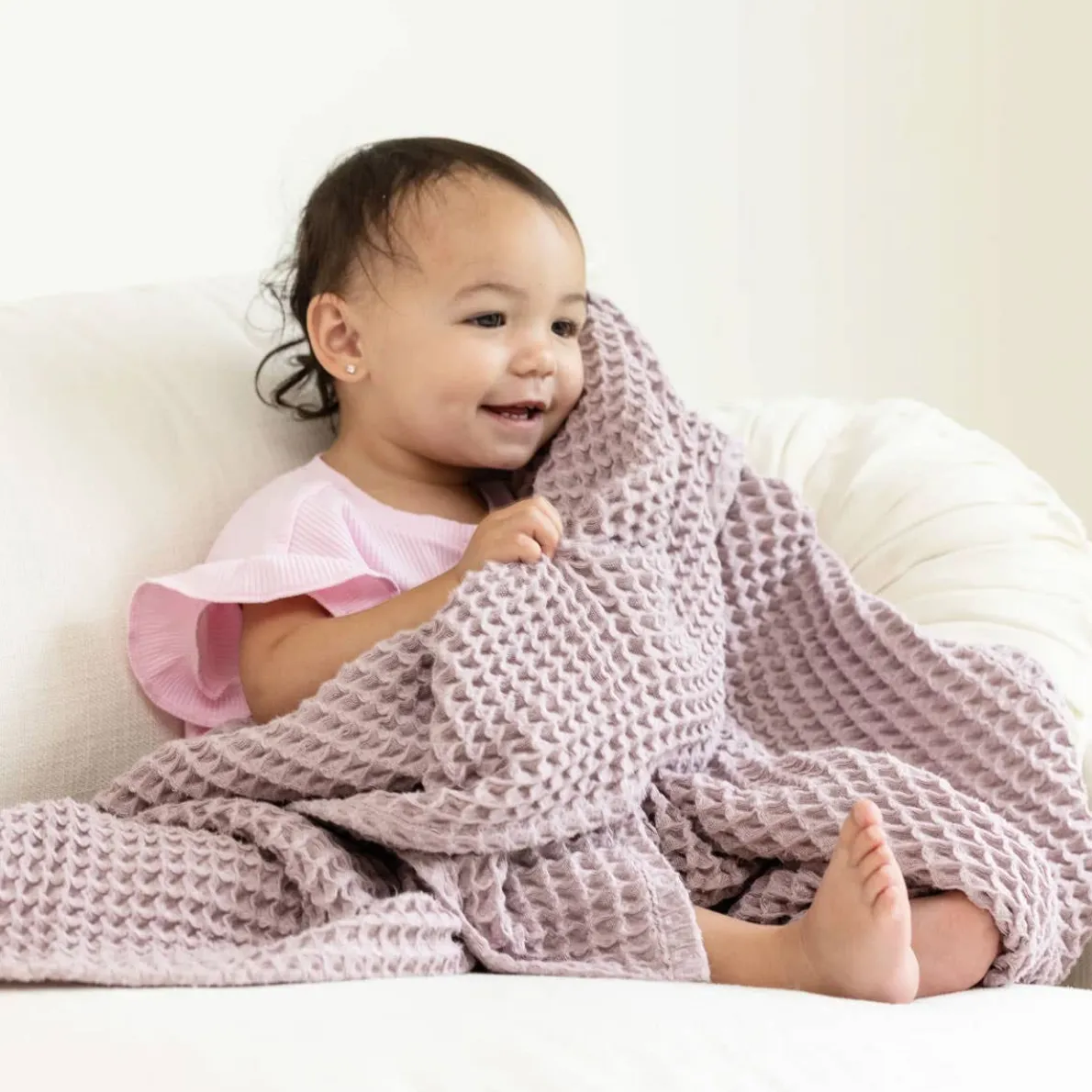 Good Little Citizens Waffle Baby Blanket