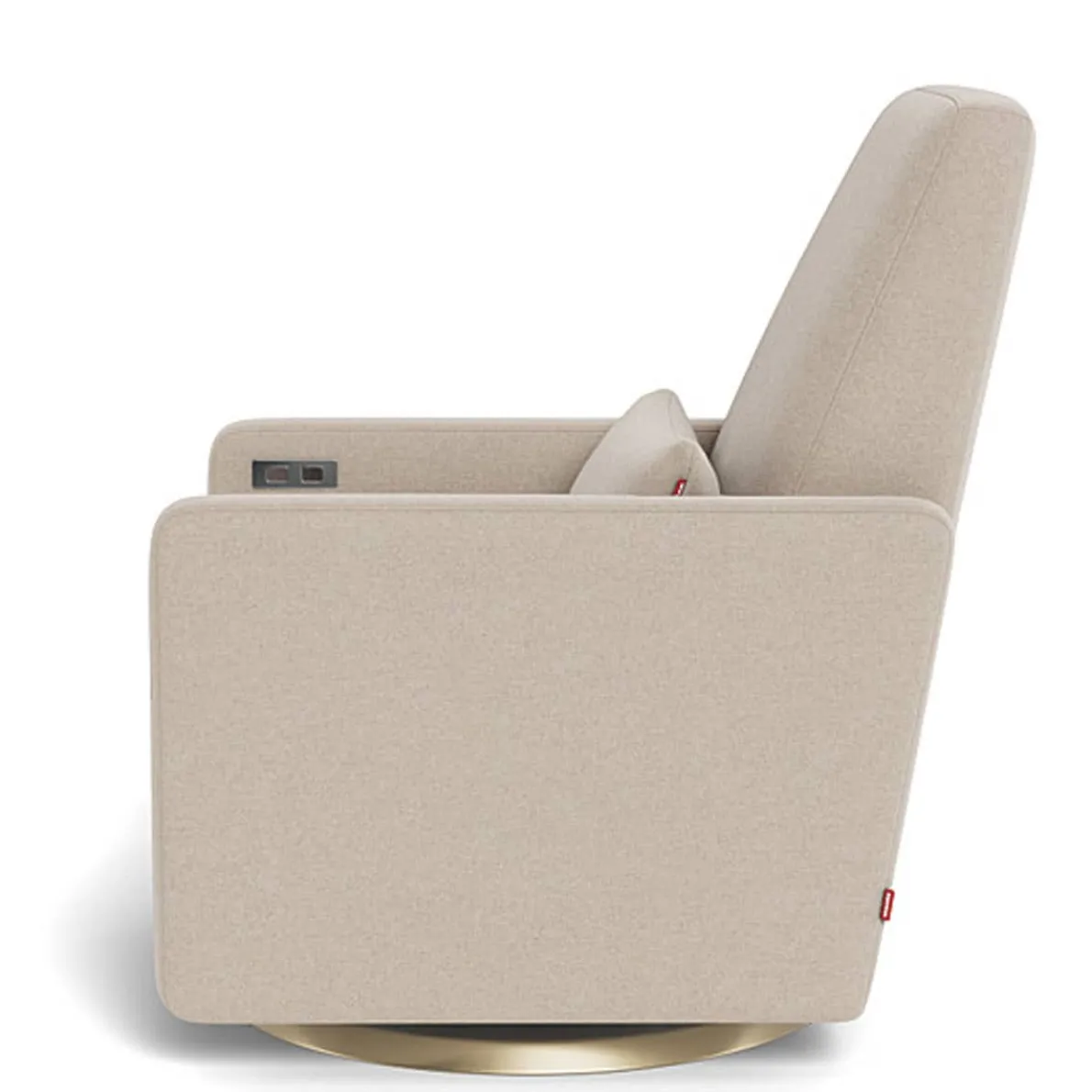 Grano Glider Motorized Swivel Recliner - Wool Fabric