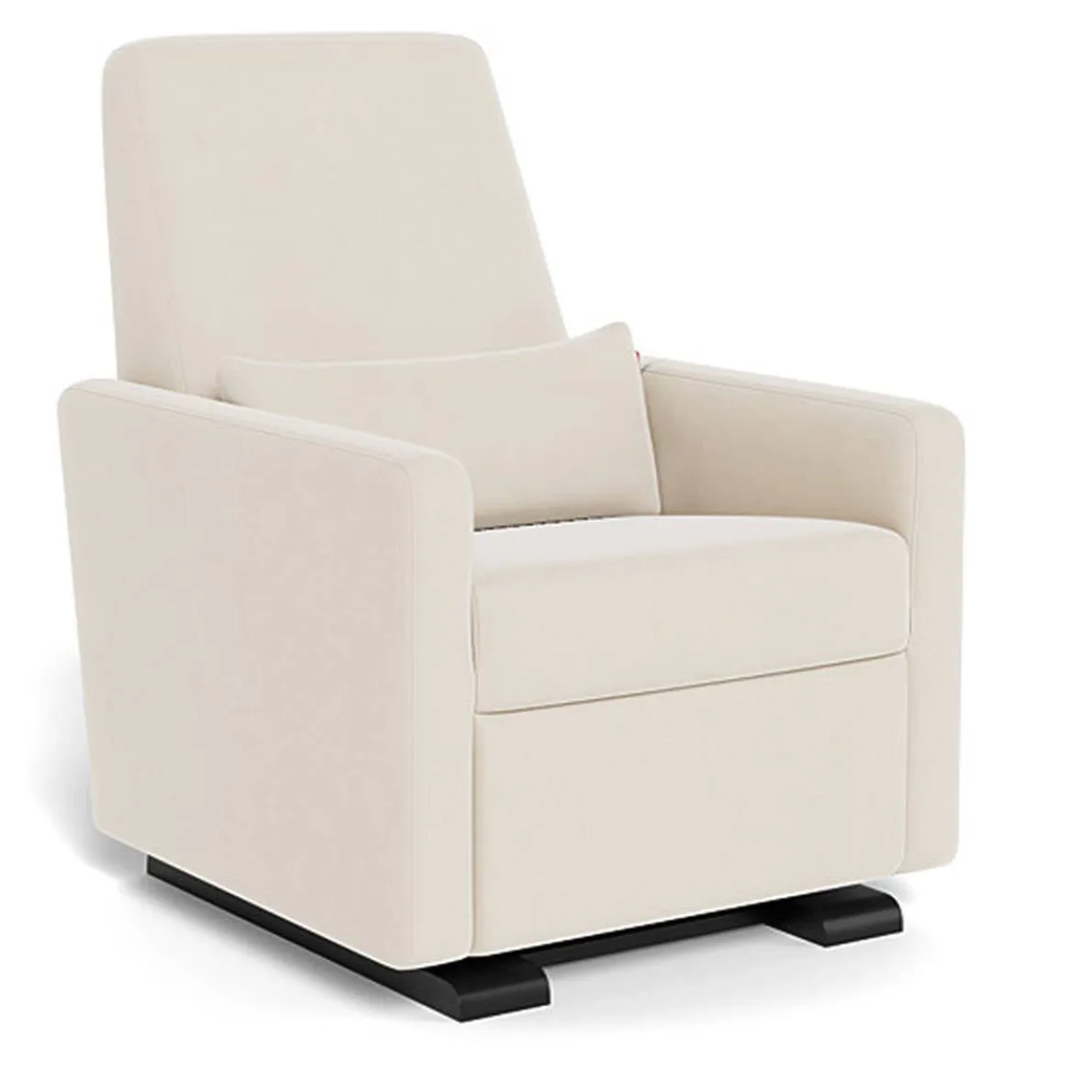 Grano Glider Recliner - European Fabric with Espresso Base