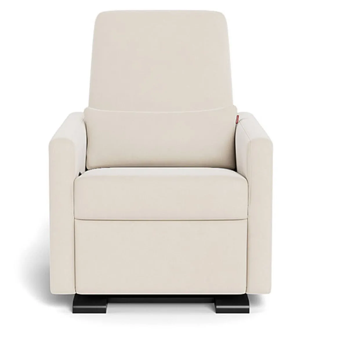 Grano Glider Recliner - European Fabric with Espresso Base