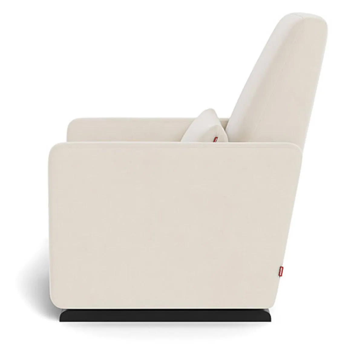 Grano Glider Recliner - European Fabric with Espresso Base