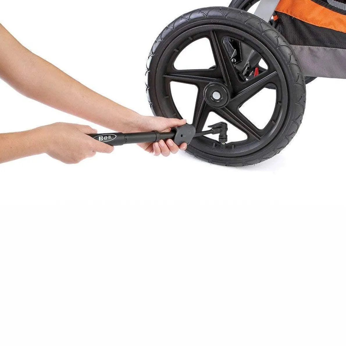 Handlebar Console with Tire Pump