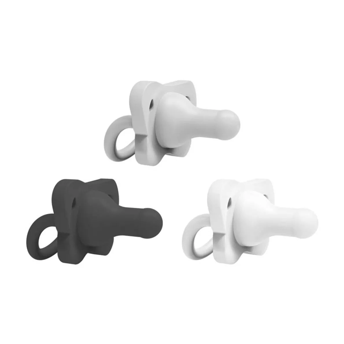 HappyPaci Silicone Pacifier (3 Pack)