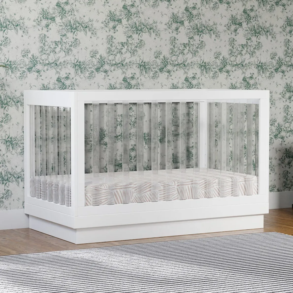 Harlow 3-in-1 Acrylic Crib
