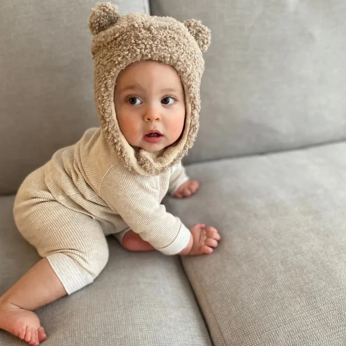 Hat & Mittens Set (Teddy)