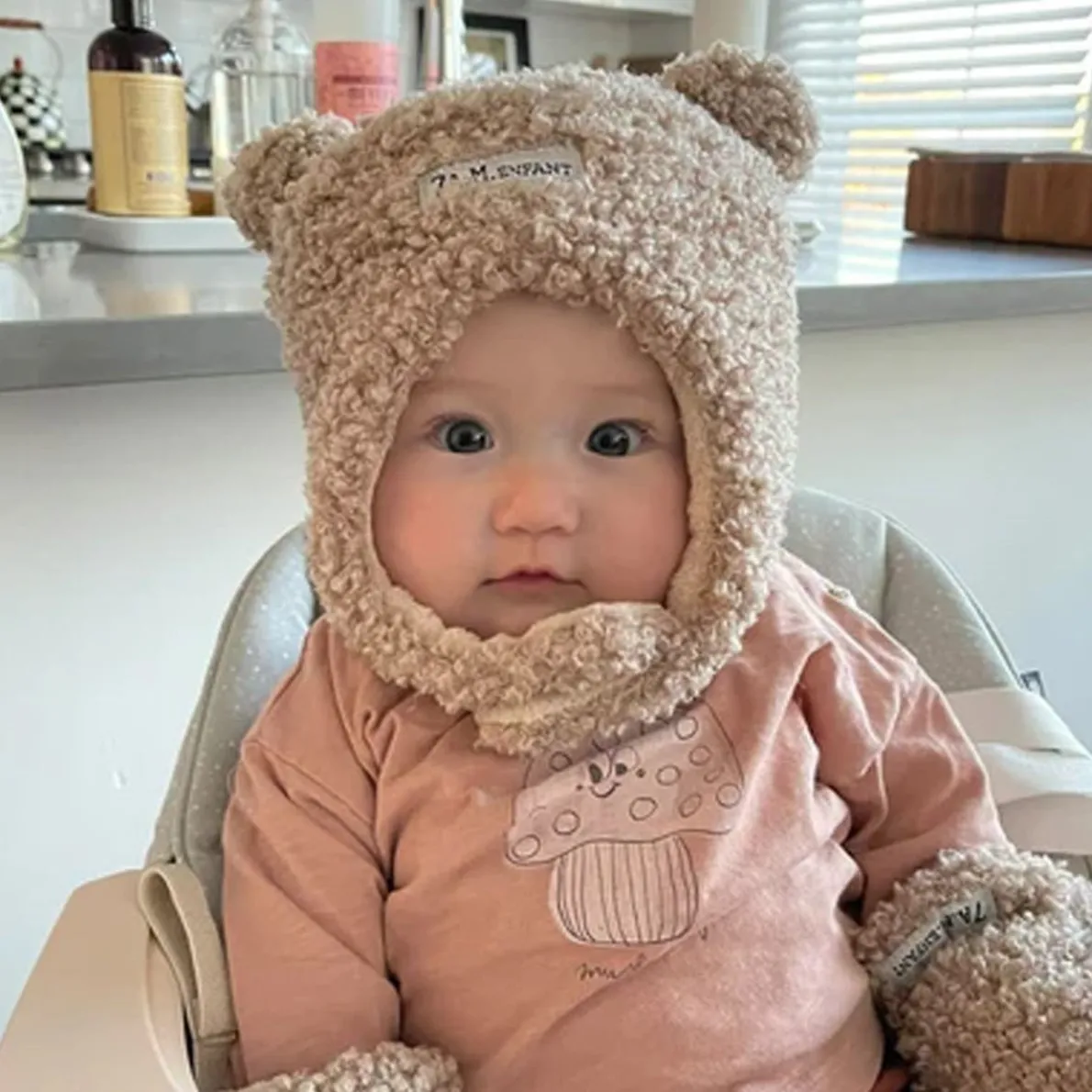 Hat & Mittens Set (Teddy)
