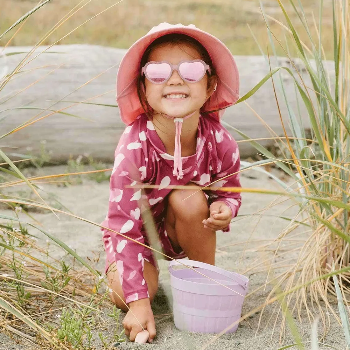 Heart Polarized Kids Sunglasses