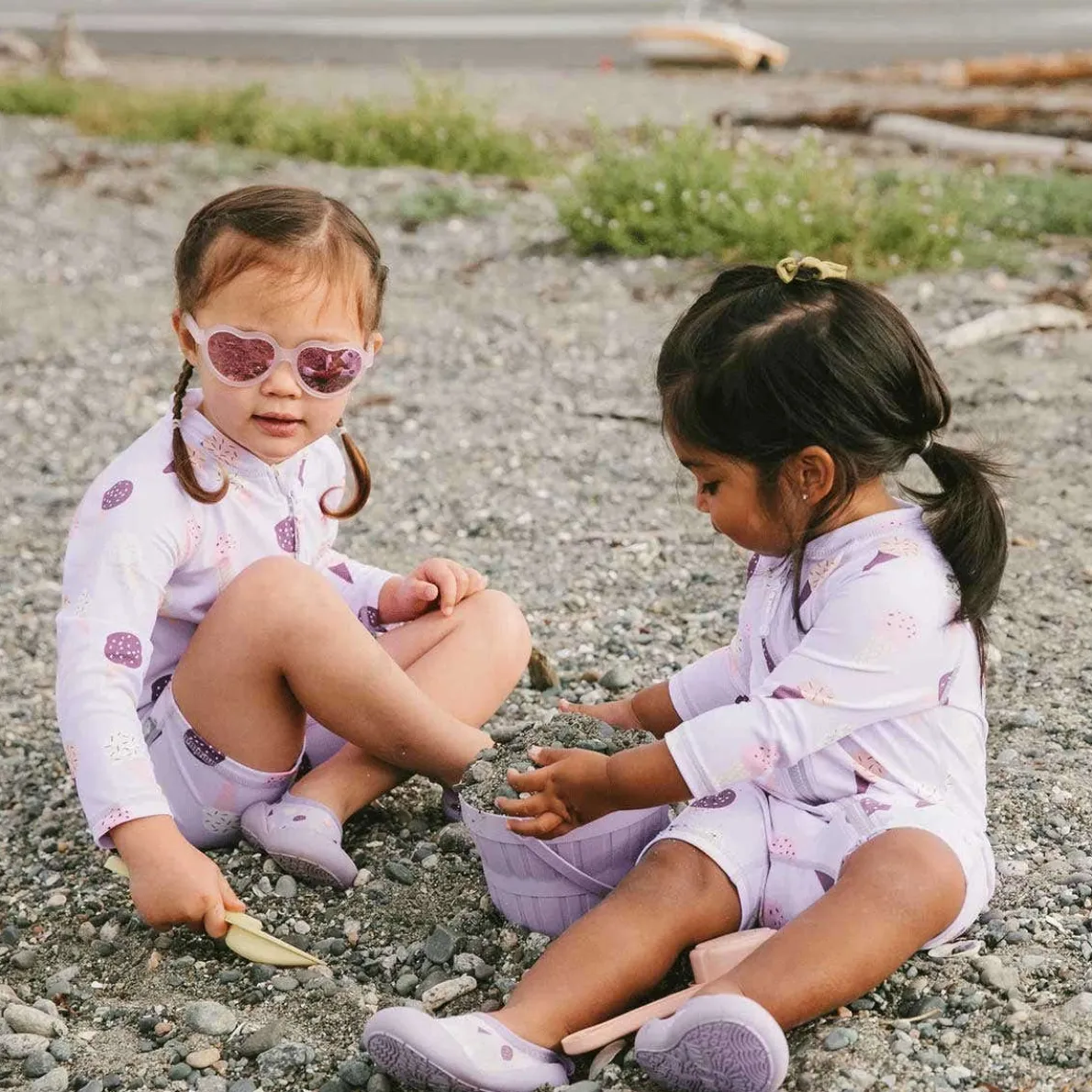 Heart Polarized Kids Sunglasses