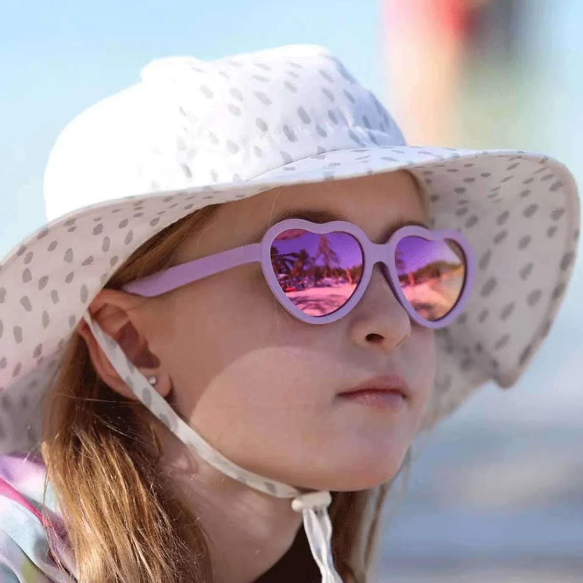 Heart Polarized Kids Sunglasses