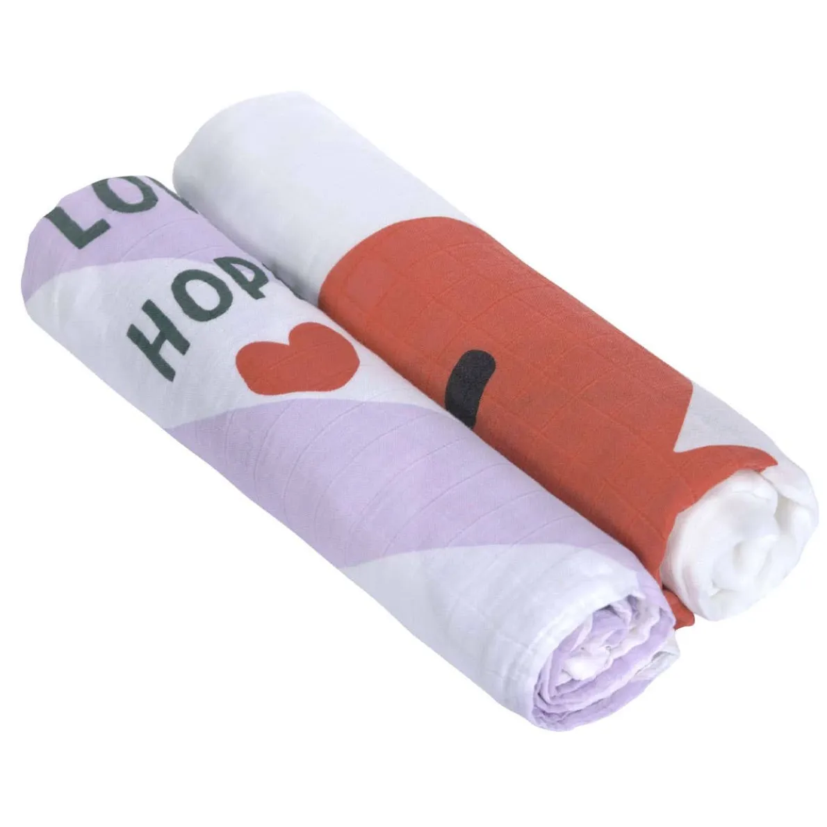 Heavenly Soft Swaddle (120x120cm) 2 Pack