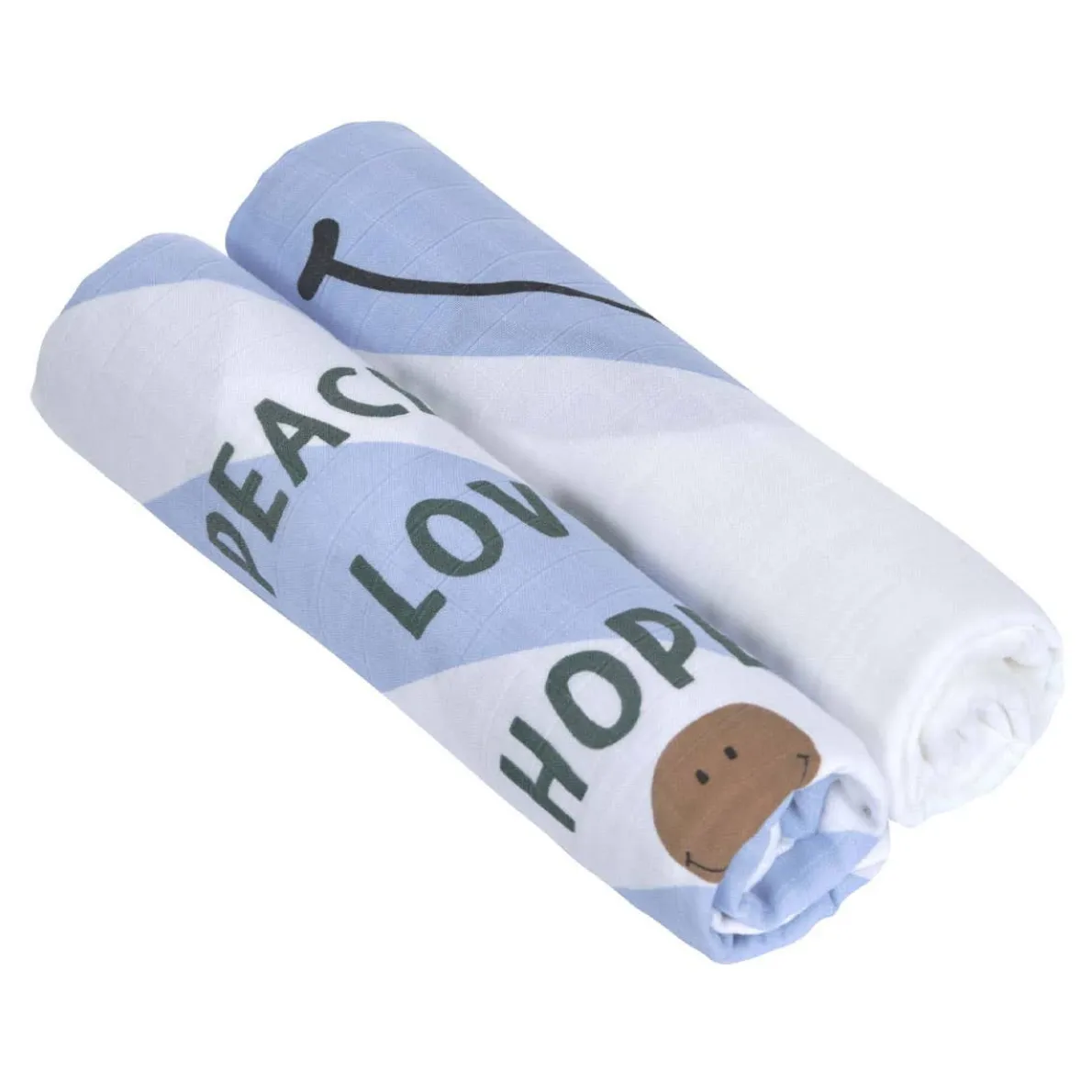 Heavenly Soft Swaddle (120x120cm) 2 Pack