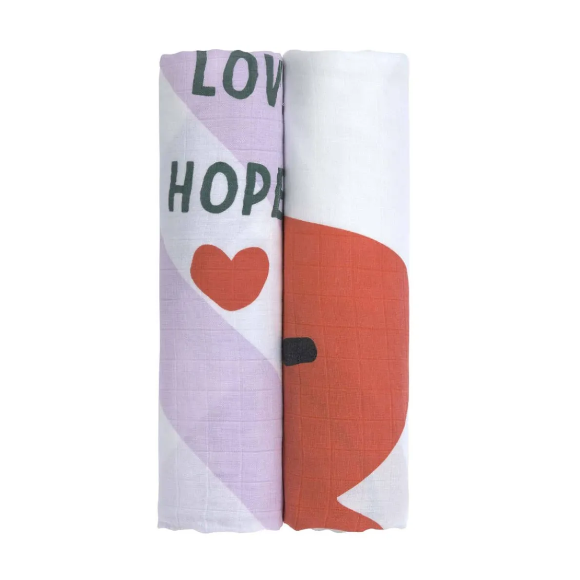 Heavenly Soft Swaddle (120x120cm) 2 Pack