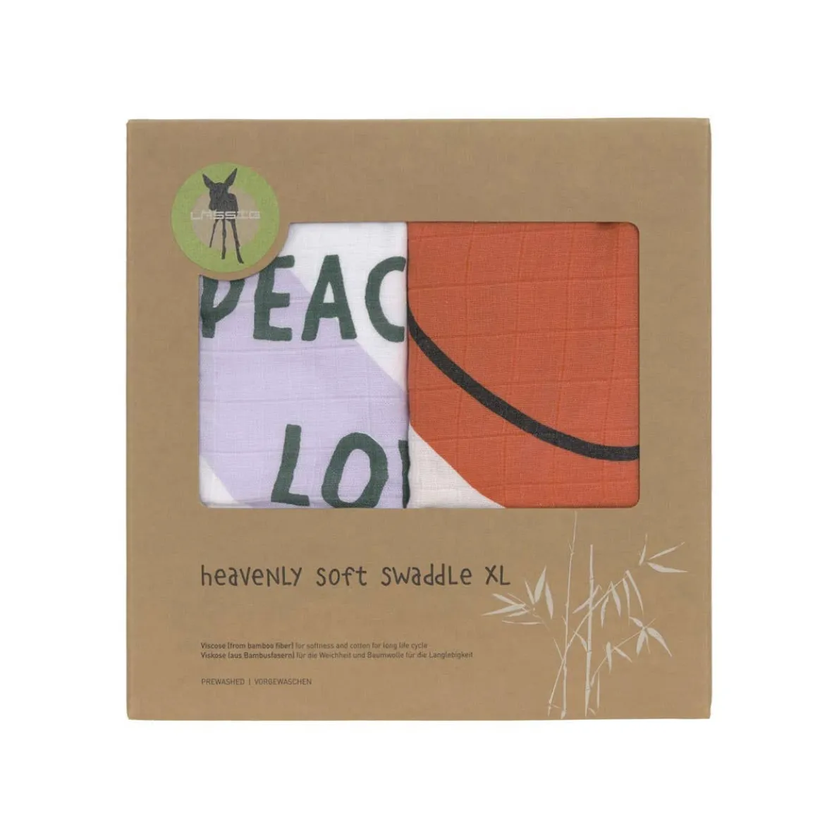 Heavenly Soft Swaddle (120x120cm) 2 Pack