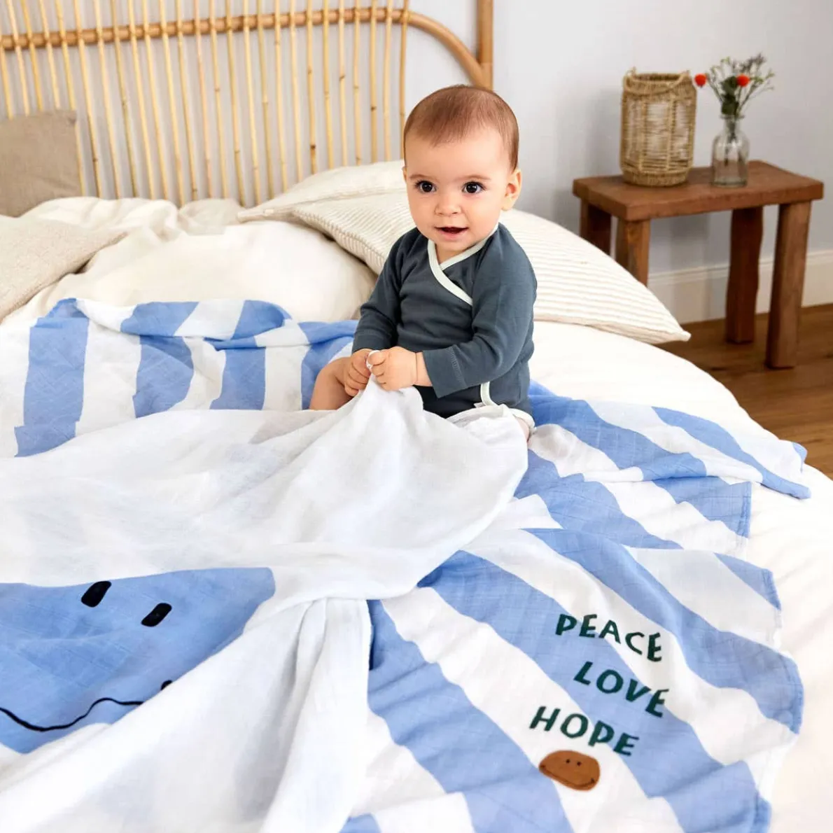 Heavenly Soft Swaddle (120x120cm) 2 Pack