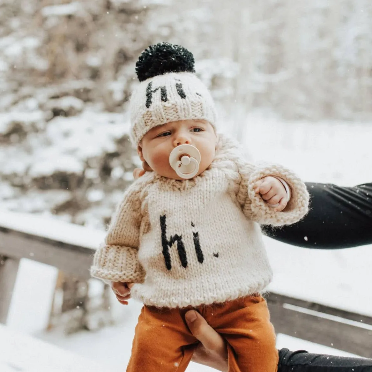 hi. Crew Neck Sweater