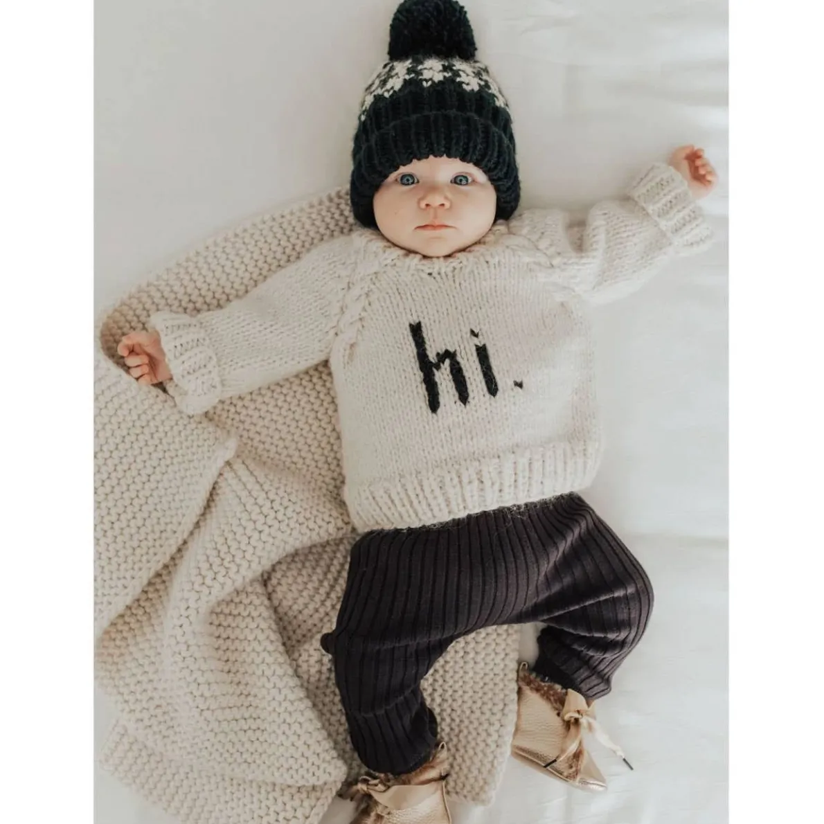 hi. Crew Neck Sweater