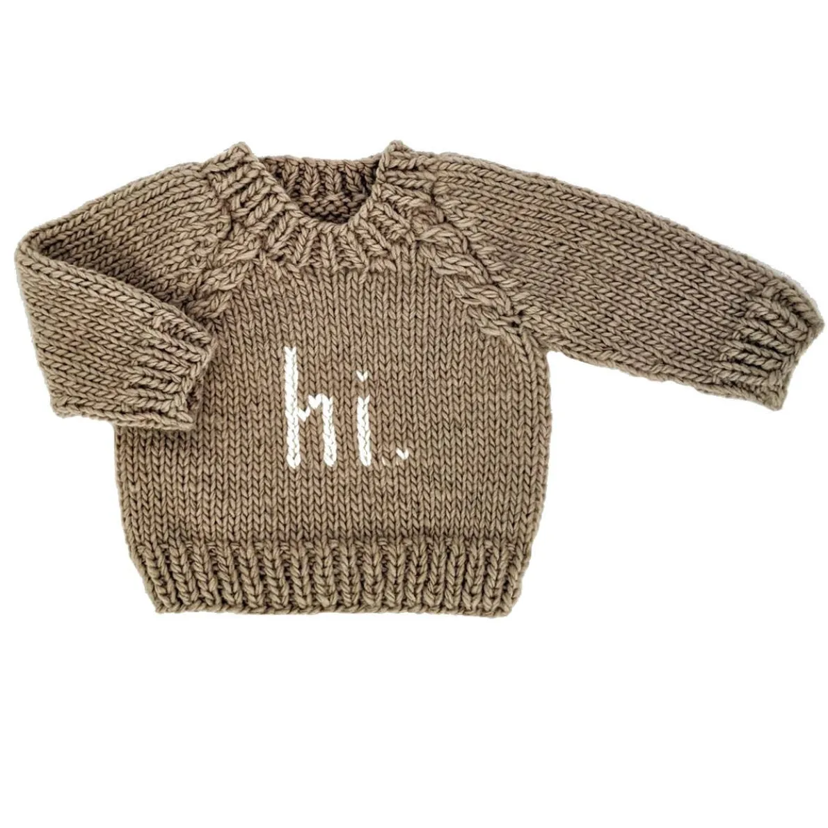 hi. Crew Neck Sweater