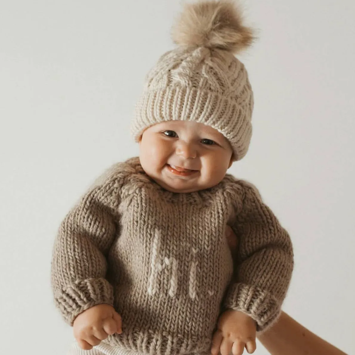 hi. Crew Neck Sweater