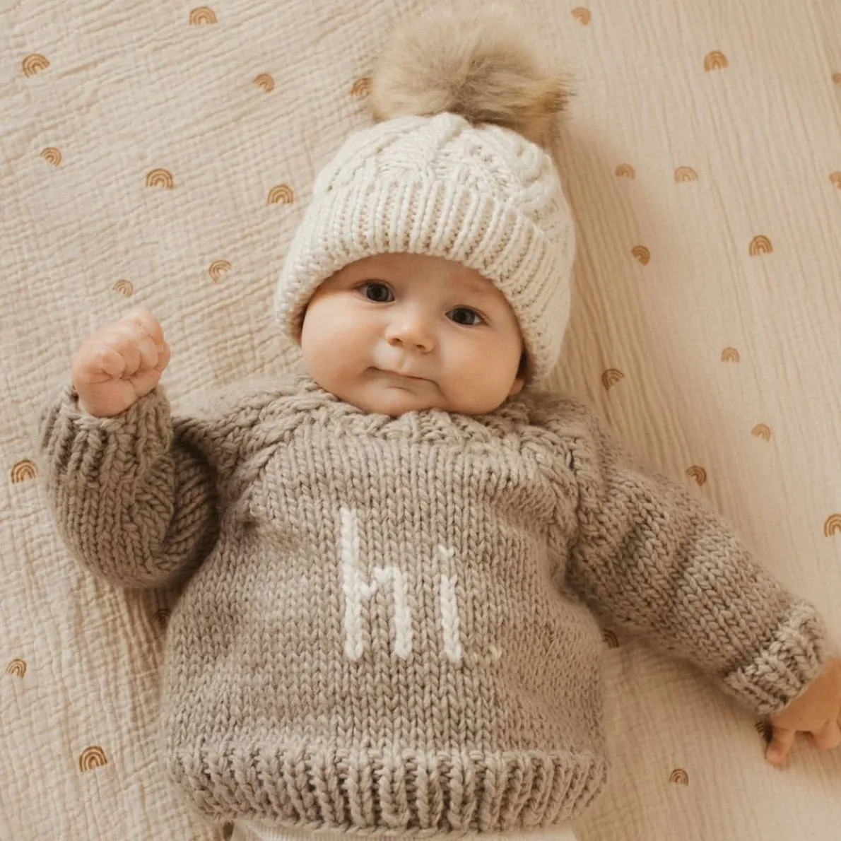 hi. Crew Neck Sweater