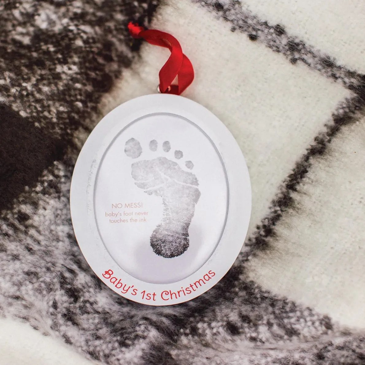 Holiday Babyprints Photo Ornament
