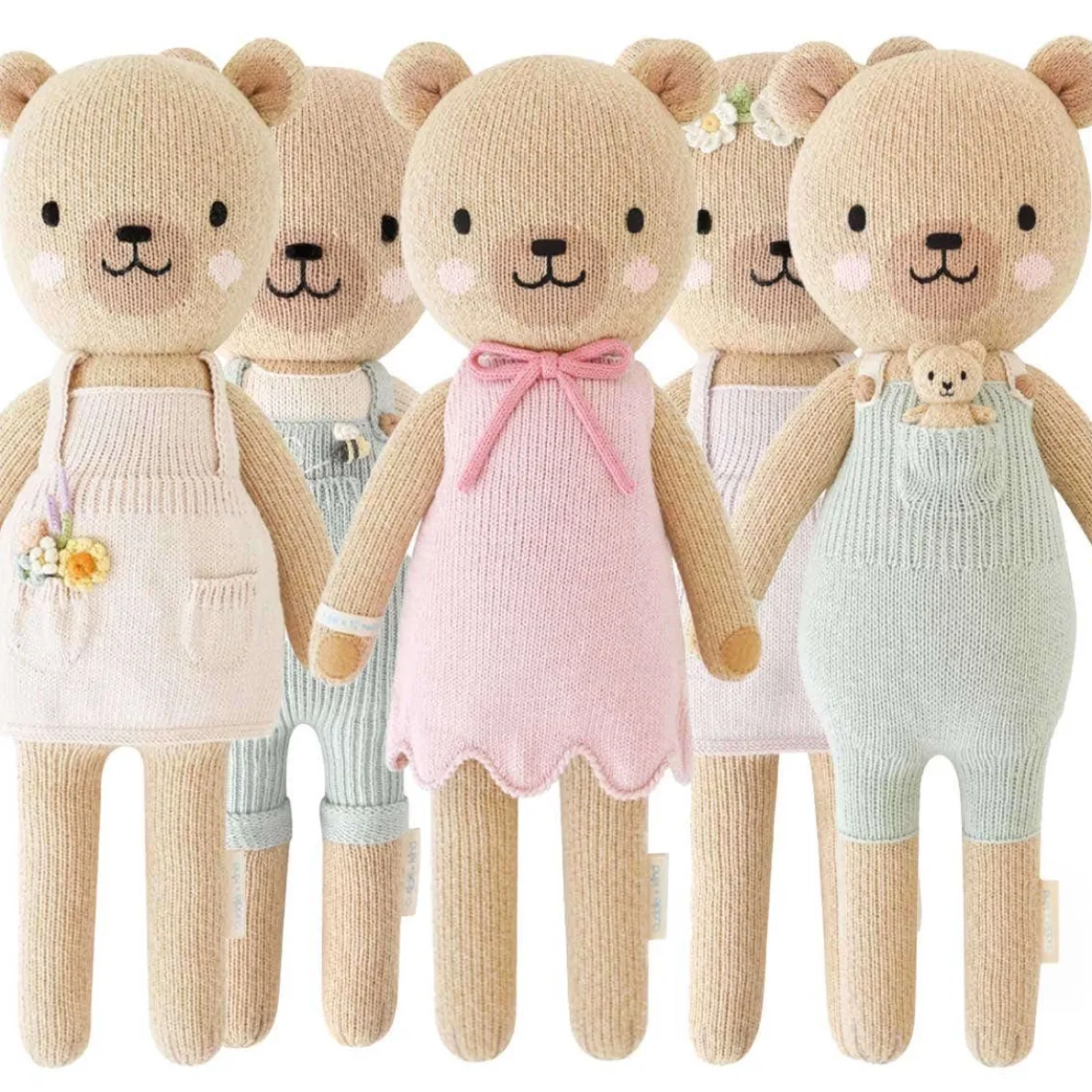 Honey Bear Big Knit Doll