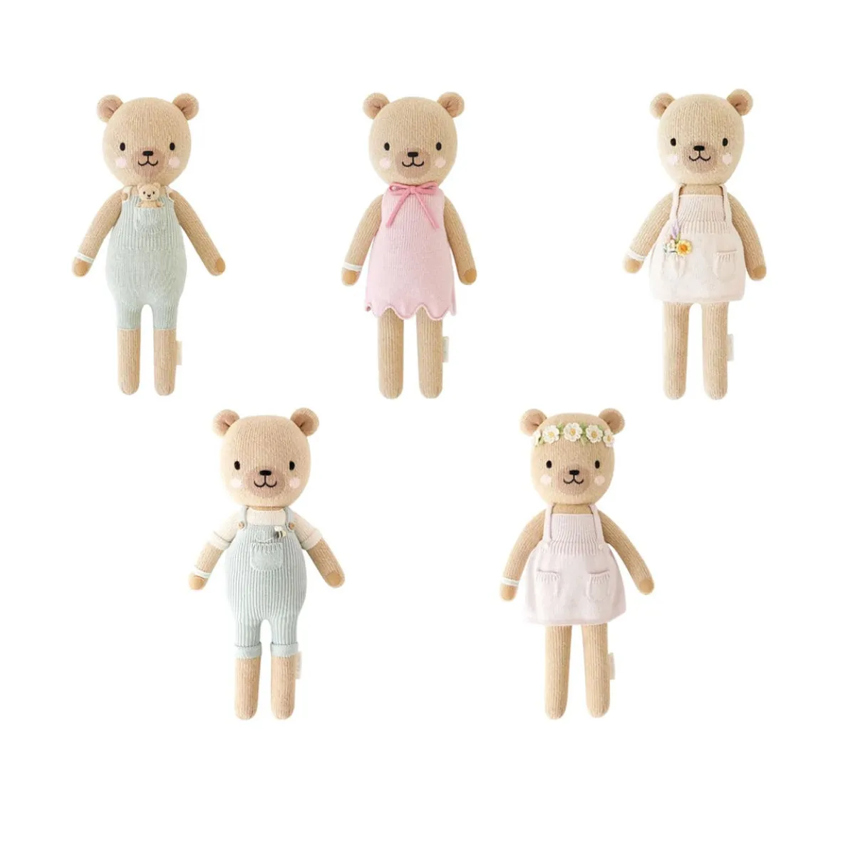 Honey Bear Mini Knit Doll