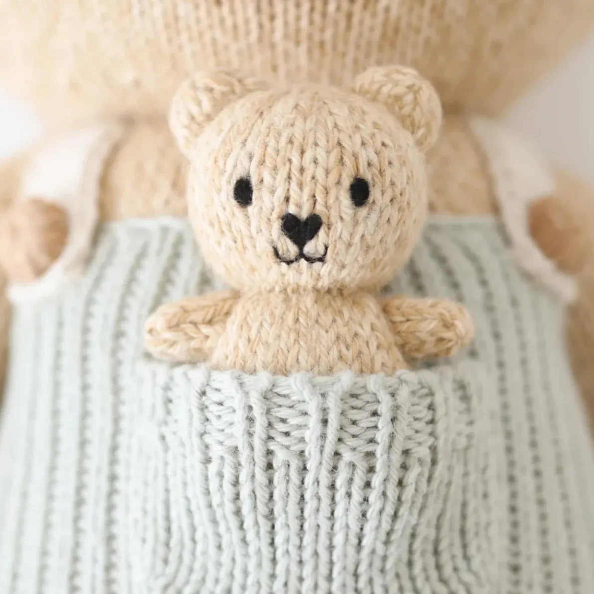 Honey Bear Mini Knit Doll