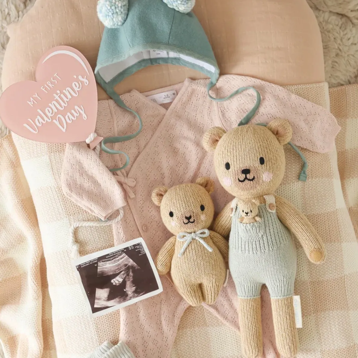 Honey Bear Mini Knit Doll