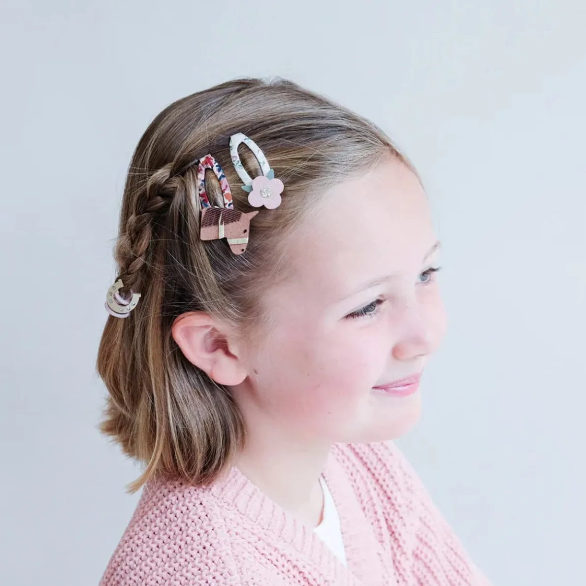 Horse & Flower Clips