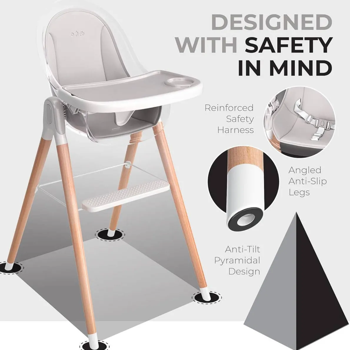 6-in-1 Deluxe High Chair
