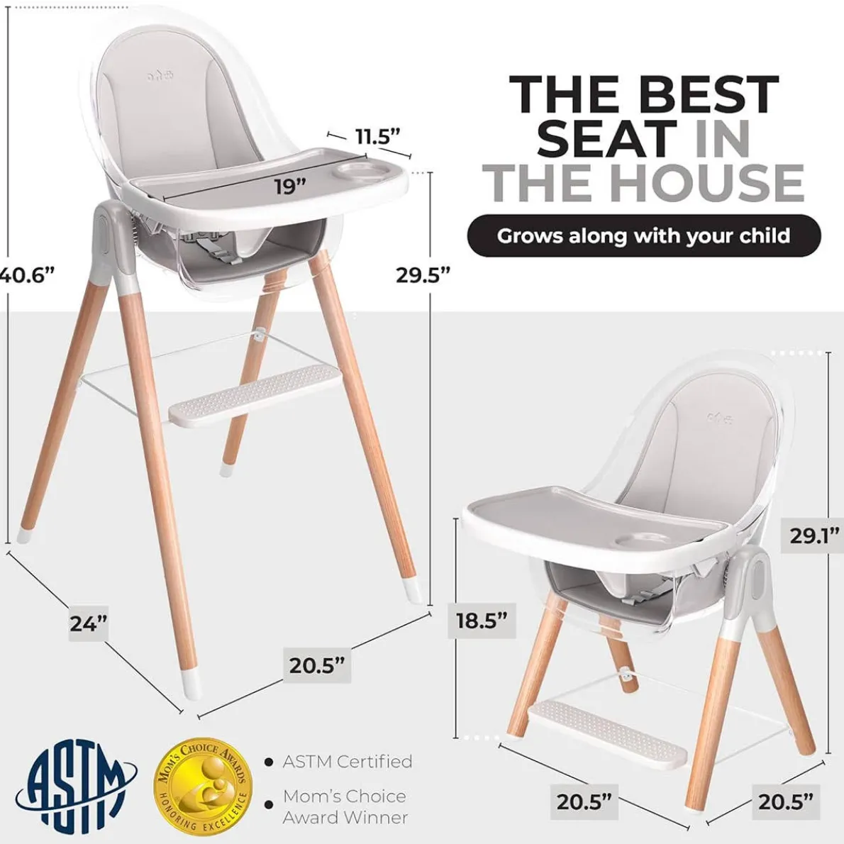 6-in-1 Deluxe High Chair