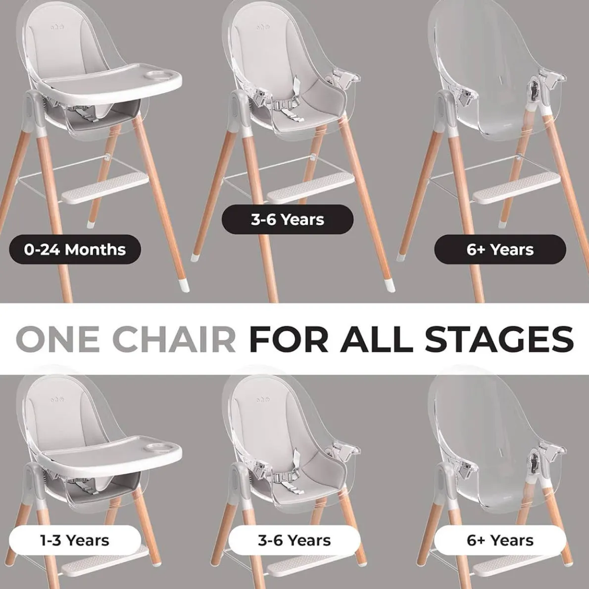 6-in-1 Deluxe High Chair