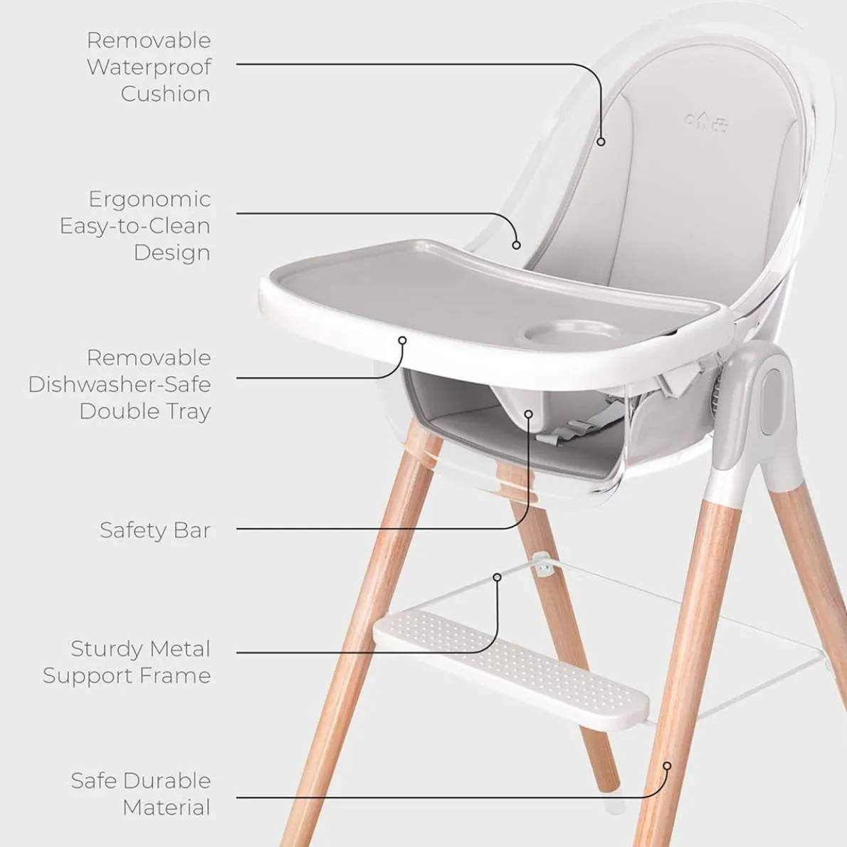 6-in-1 Deluxe High Chair