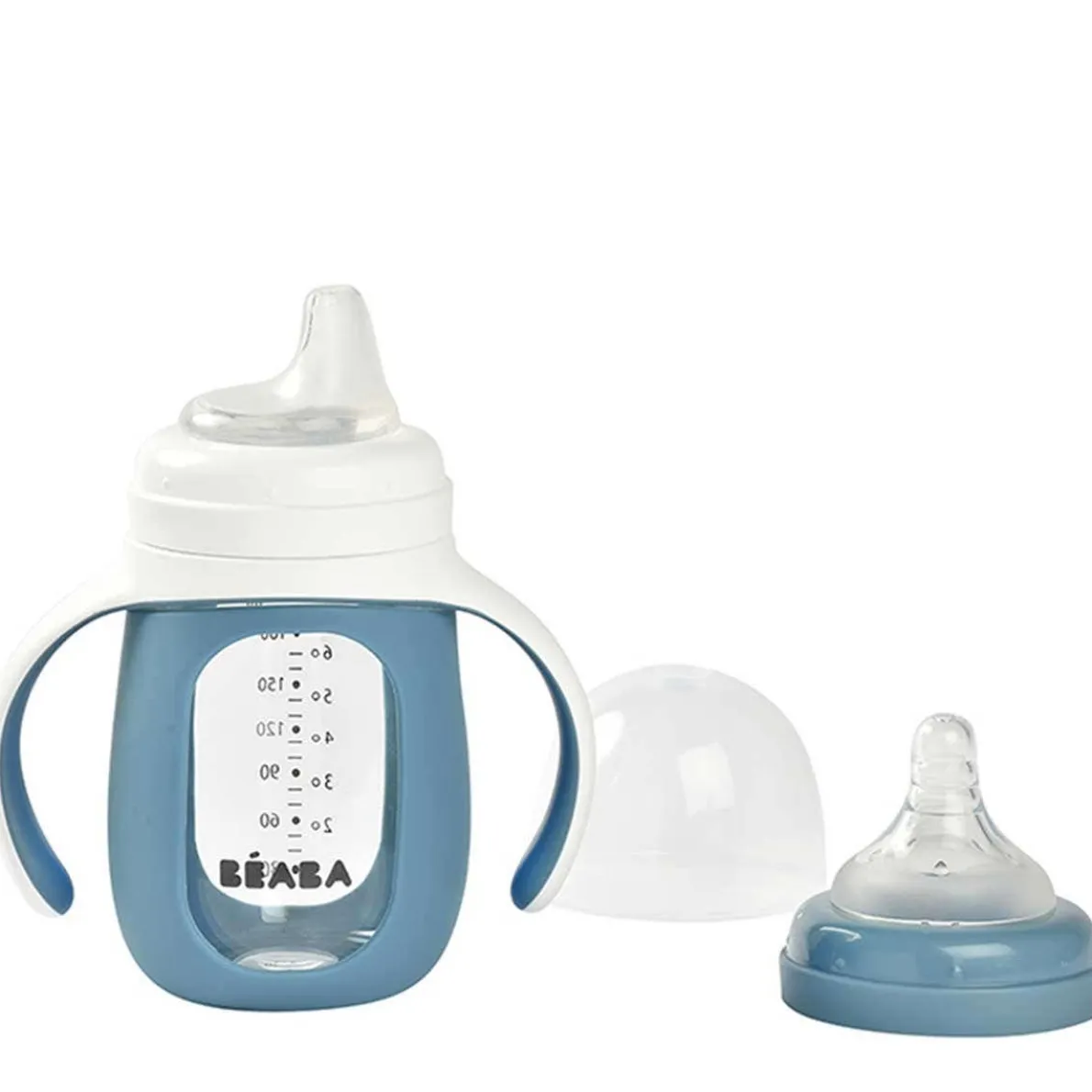 2-in-1 Glass Training Cup