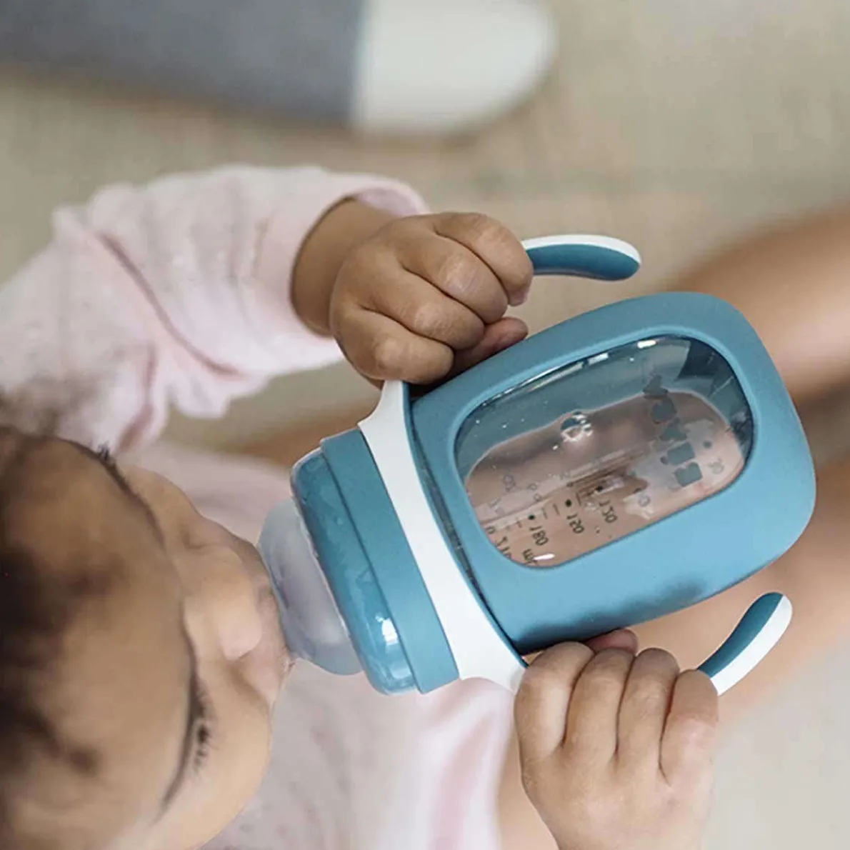 2-in-1 Glass Training Cup