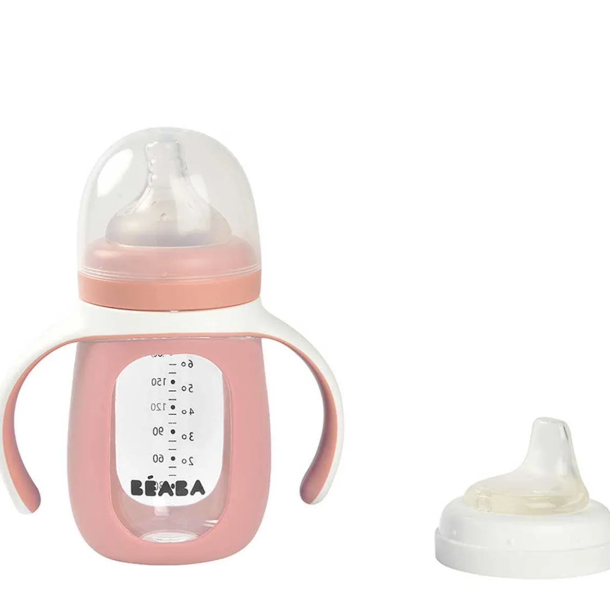 2-in-1 Glass Training Cup