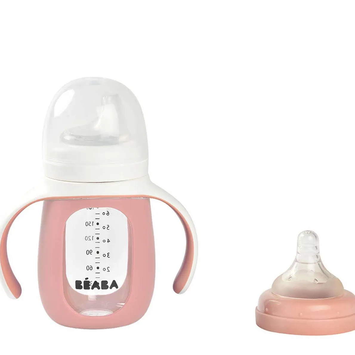 2-in-1 Glass Training Cup