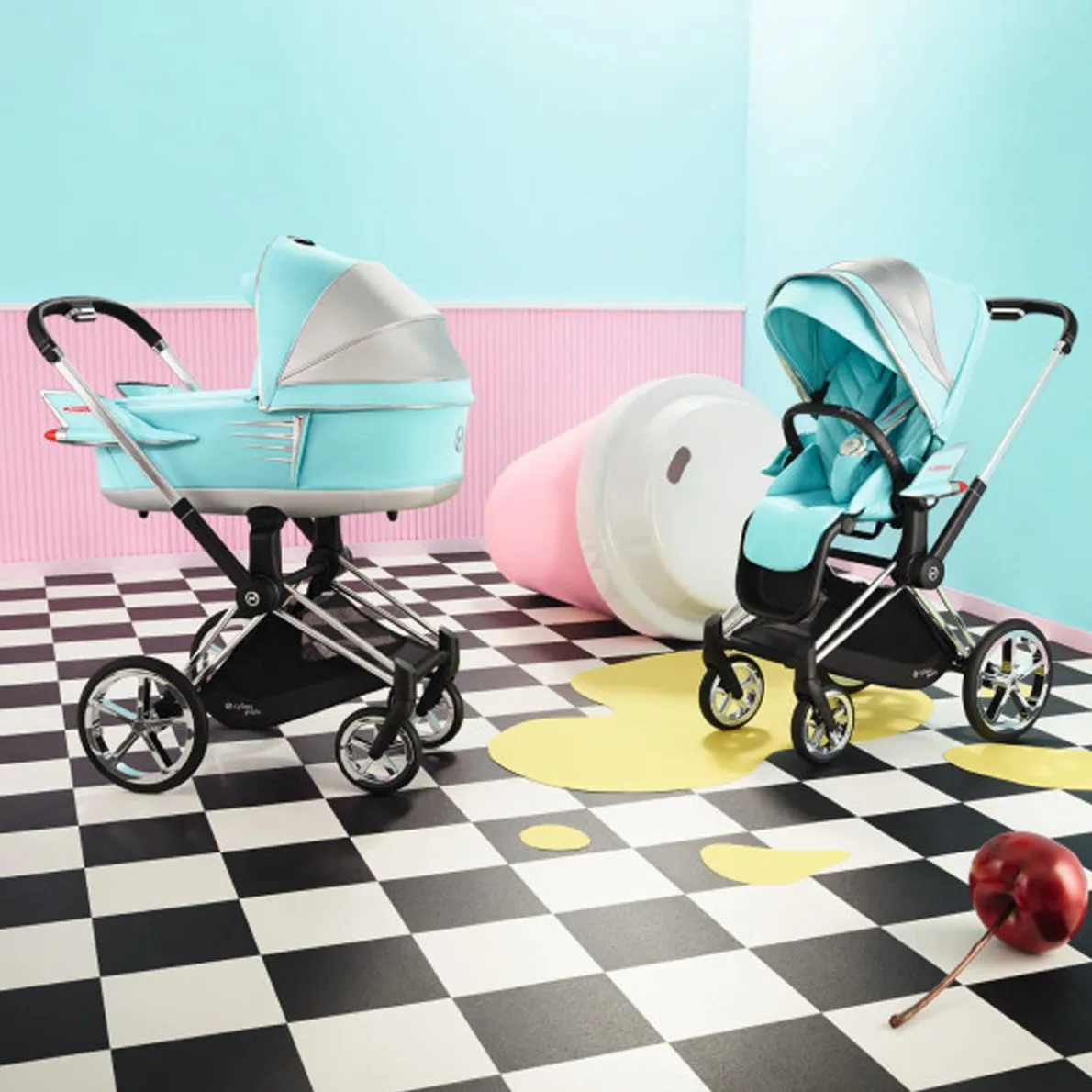 Jeremy Scott Cars Priam 4 Stroller