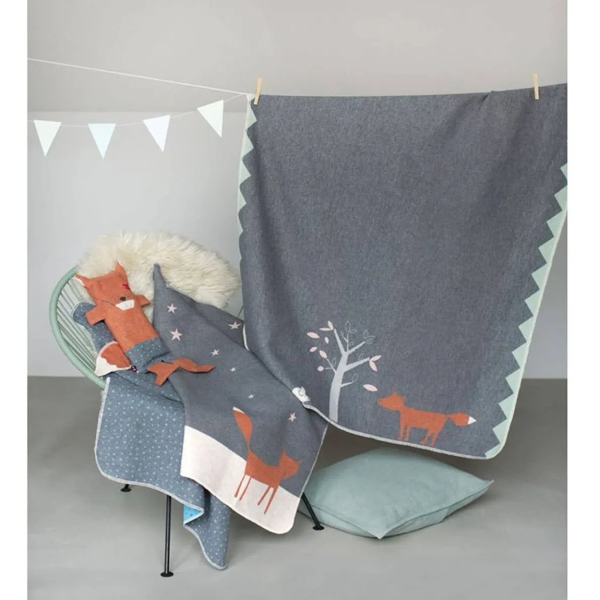 Juwel Fox/Stars (70x90cm)