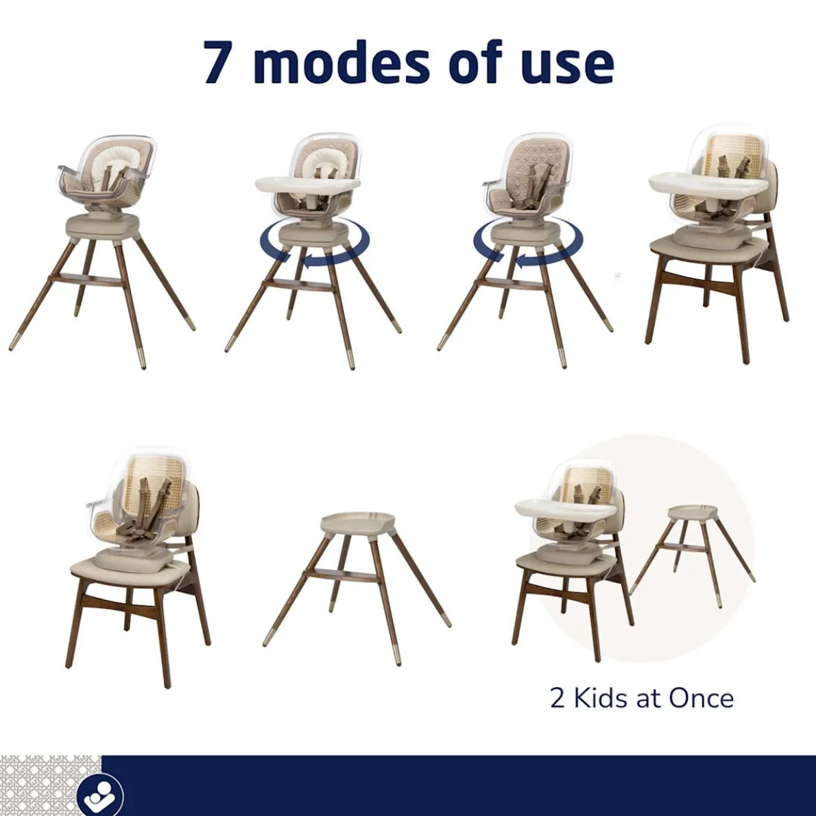 Kiskadee 360 Rotating High Chair