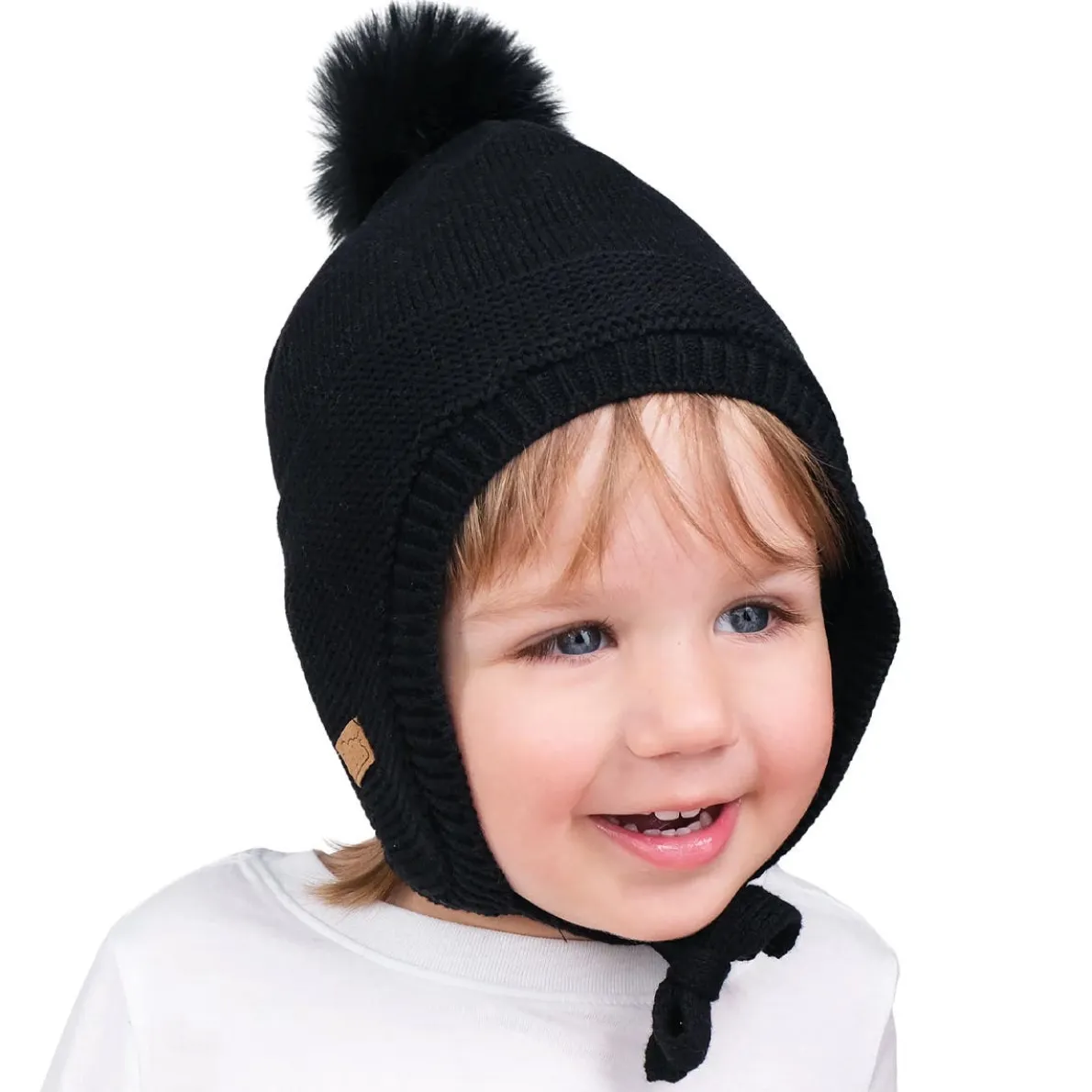 Knit Pom-Pom Winter Hat