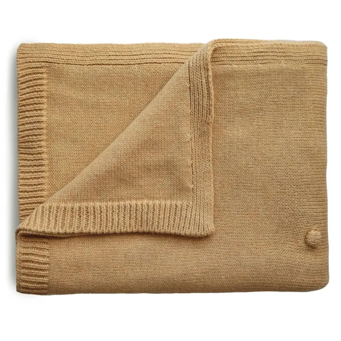 Knitted Textured Dots Baby Blanket